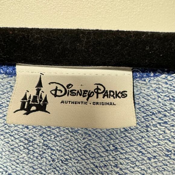 Disney Parks Womens Blue Scoop Neck Minnie Mouse Sweatshirt Size Medium Large - Picture 5 of 7